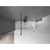Mexen Velar vannitoa kaheukseline lükanduks 150 x 150 cm, läbipaistev, gunmetal - 896-150-000-01-95