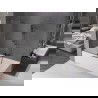 Mexen Velar Duschwand, 2-teilig, verschiebbar, 140 x 150 cm, transparent, Gunmetal - 896-140-000-01-95