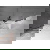 Mexen Velar zweiflügelige Duschwand 110 x 150 cm, transparent, Gunmetal - 896-110-000-01-95