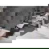 Mexen Velar badwand scherm 2-delige schuifdeur 70 x 150 cm, transparant, gun metal - 896-070-000-01-95
