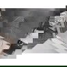 Mexen Velar Wannenwand 2-flügelig, verschiebbar 170 x 150 cm, transparent, gebürstetes Nickel - 896-170-000-01-97