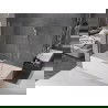 Mexen Velar Wannenwand 2-flügelig, verschiebbar 170 x 150 cm, transparent, gebürstetes Nickel - 896-170-000-01-97