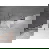 Mexen Velar Duschwand 2-flügelig verschiebbar 150 x 150 cm, transparent, gebürsteter Nickel - 896-150-000-01-97