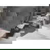 Mexen Velar tweedelige uitschuifbare badwand 100 x 150 cm, transparant, geborsteld nikkel - 896-100-000-01-97