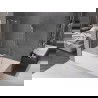 Mexen Velar Duschwand 2-flügelig verschiebbar 80 x 150 cm, transparent, gebürsteter Nickel - 896-080-000-01-97