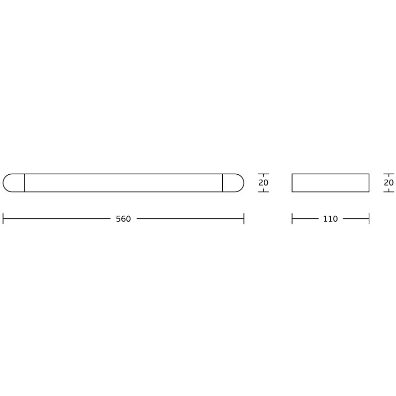 Mexen Adox kaksinkertainen pyyheteline, kromi - 7018225-00