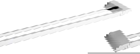 Mexen Adox cabide duplo para toalhas, cromado - 7018225-00