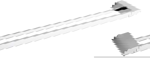 Mexen Adox double porte-serviette, chrome - 7018225-00