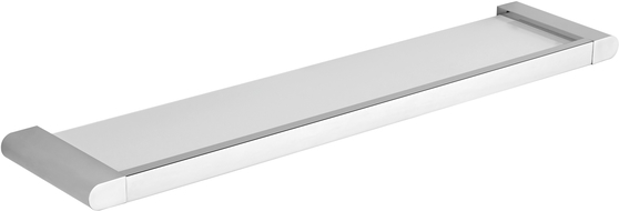 Mexen Adox estante de vidrio suspendido, cromo - 7018237-00