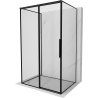 Mexen Rox-3S kolmekihiline vasak liuguks 100 x 75 cm, must raam, must - 8C2-100-075-70-70-3S-L