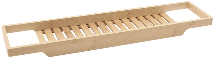 Mexen Bamboo hylla för badkar 70 cm, naturlig bambu - 701070-00