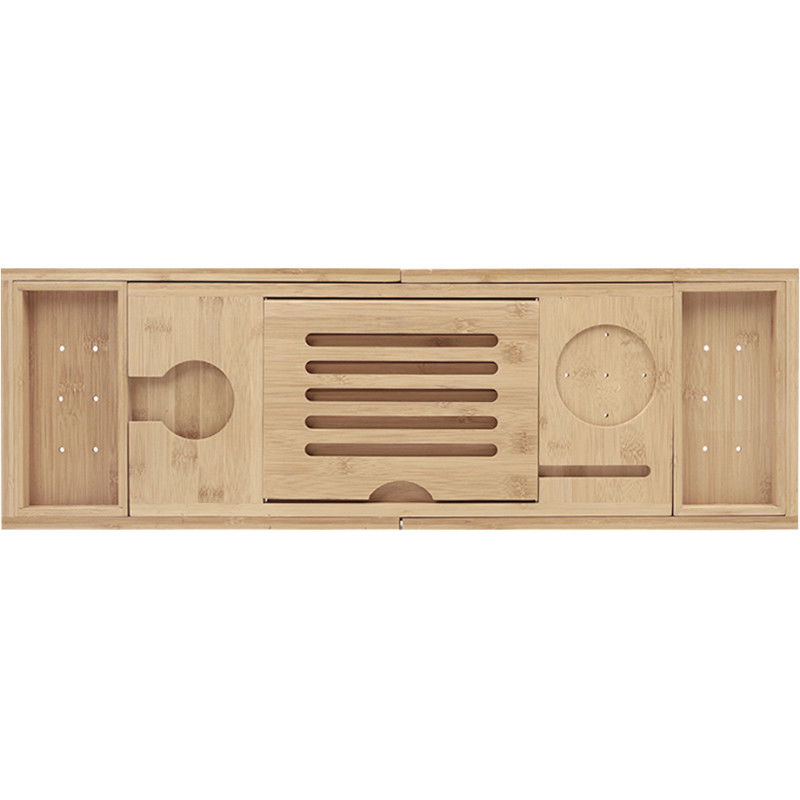 Mexen Bamboo bath tray 70-105 cm, natural bamboo - 701170-00