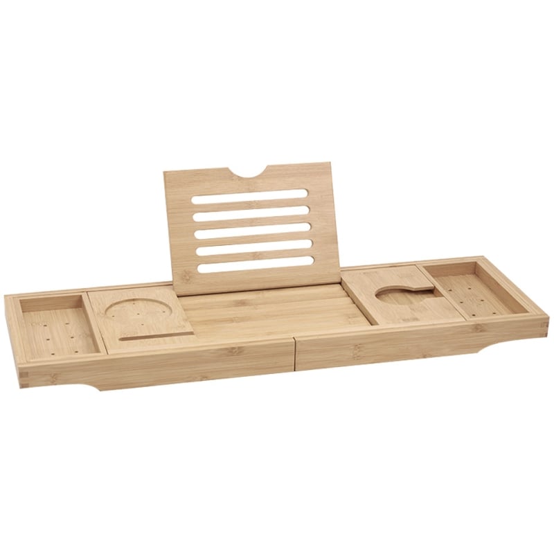 Mexen Bamboo riiul vannile 70-105 cm, naturaalne bambus - 701170-00