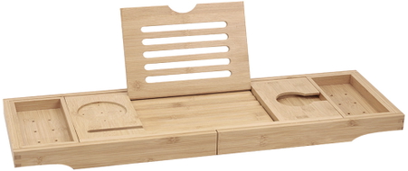 Mexen Bamboo polica za kadu 70-105 cm, prirodni bambus - 701170-00