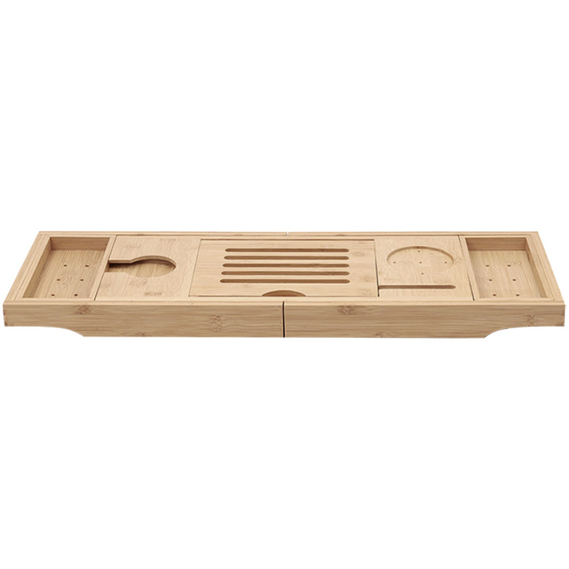 Mexen Bamboo Ablage für die Badewanne 70-105 cm, natürlicher Bambus - 701170-00