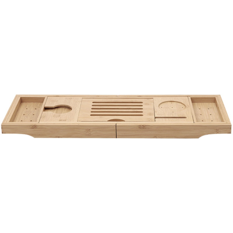 Mexen Bamboo riiul vannile 70-105 cm, naturaalne bambus - 701170-00