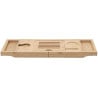 Mexen Bamboo riiul vannile 70-105 cm, naturaalne bambus - 701170-00