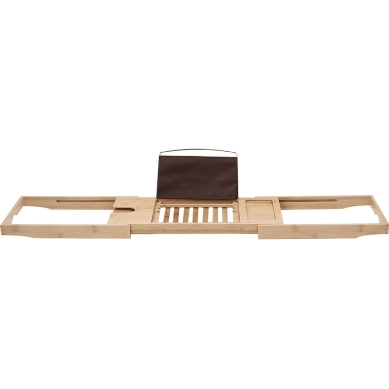 Mexen Bamboo bathtub shelf 70-100 cm, natural bamboo - 701270-00