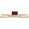 Mexen Bamboo bathtub shelf 70-100 cm, natural bamboo - 701270-00