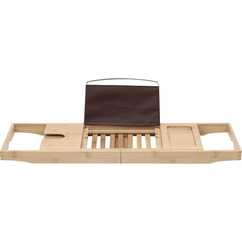 Mexen Bamboo bathtub shelf 70-100 cm, natural bamboo - 701270-00