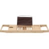 Mexen Bamboo bathtub shelf 70-100 cm, natural bamboo - 701270-00