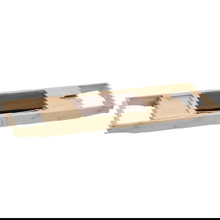 Mexen Bamboo plaukts vannai 70-100 cm, dabīgais bambuss - 701270-00