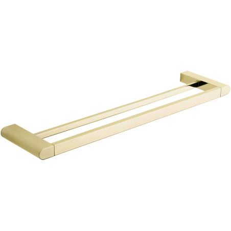 Mexen Adox dubbele handdoekhouder, goud - 7018225-50