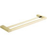 Mexen Adox dubbele handdoekhouder, goud - 7018225-50
