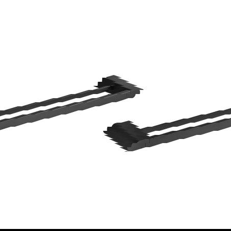 Mexen Adox suporte de toalha duplo, preto - 7018225-70