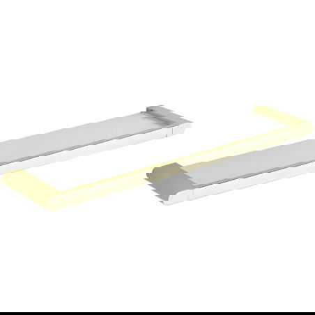 Mexen Adox Κρεμαστό γυάλινο ράφι, χρυσό - 7018237-50