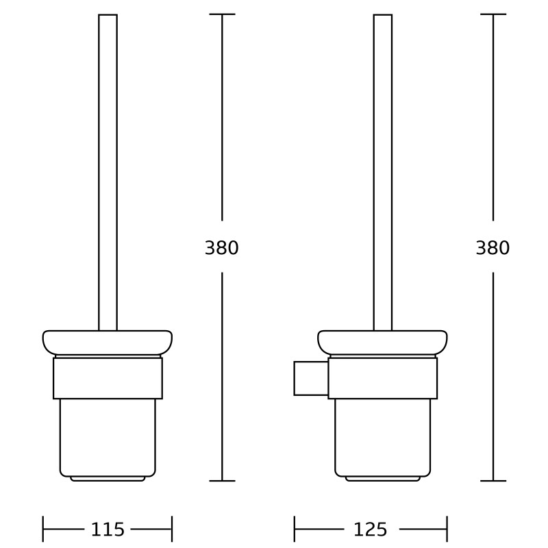 Mexen Adox wc-harja, kulta - 7018250-50