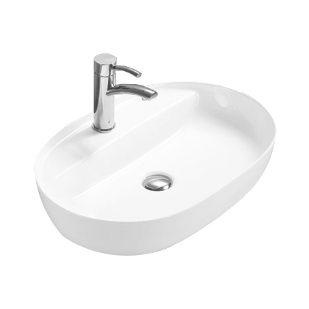 Mexen Adel lavabo sobre encimera 60 x 41 cm, blanco - 22166000