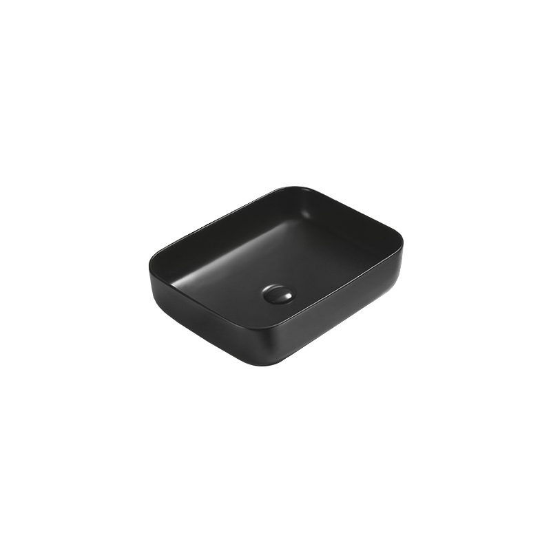 Mexen Carla countertop washbasin 50 x 39 cm, black matt - 21555085