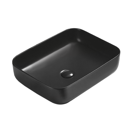 Mexen Carla countertop washbasin 50 x 39 cm, matte black - 21555085