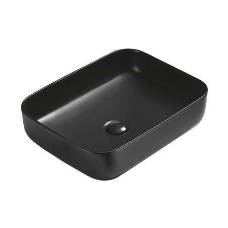 Mexen Carla lavabo de encimera 50 x 39 cm, negro mate - 21555085