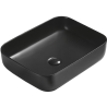 Mexen Carla lavabo à poser 50 x 39 cm, noir mat - 21555085