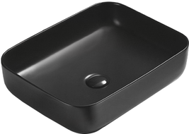Mexen Carla lavatório de bancada 50 x 39 cm, preto mate - 21555085