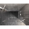 Mexen Lunar parem avatava dušinurk, parem 75 x 90 cm, läbipaistev, valge - 834-075-090-20-00-P