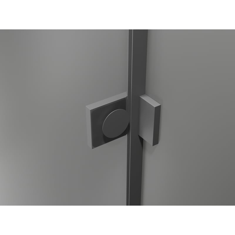 Mexen Lunar kabina prysznicowa uchylna prawa 70 x 90 cm, transparent, gun metal - 834-070-090-95-00-P