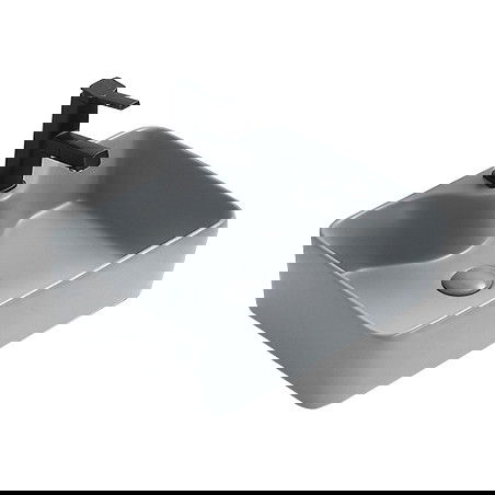 Mexen Eva virsmas izlietne 48 x 37 cm, gaiši pelēka matēta - 21424961