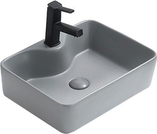 Mexen Eva lavabo de comptoir 48 x 37 cm, gris clair mat- 21424961