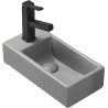 Mexen Inez rechte opzetwastafel 40 x 20 cm, lichtgrijze mat - 21484061R