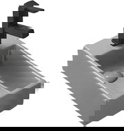 Mexen Inez lavabo de encimera derecho 40 x 20 cm, gris claro mate - 21484061R