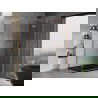 Mexen Mist H T Duschkabine aufschwingbar rechts 100 x 95 cm, transparent, gebürstetes Kupfer - 8A5T-100-095-65-00-P