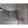 Mexen Mist H T cabine de douche pivotante droite 80 x 120 cm, transparent, cuivre brossé - 8A5T-080-120-65-00-P