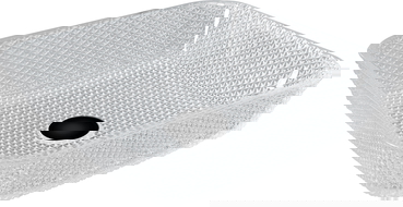 Mexen Mika Glas-Uwäschbecken op der Aarbechtsplaz 40 x 40 cm, transparent - 24104000