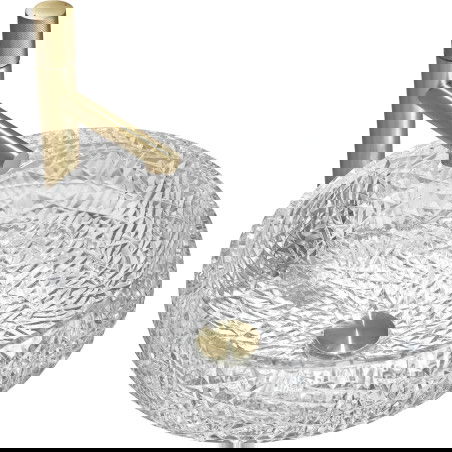 Mexen Celia lavatório de vidro de alta-mesa 44 x 44 cm, transparente - 24034400