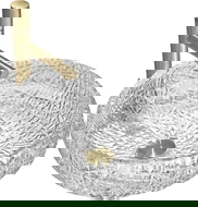 Mexen Celia lavabo de vidrio sobre encimera 44 x 44 cm, transparente - 24034400