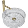 Mexen Dema lavabo en verre à poser 39 x 39 cm, transparent - 24043900