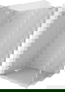 Mexen Lunar L Duschkabin svängbar vänster 75 x 80 cm, transparent, borstat nickel - 834L-075-080-97-00-L